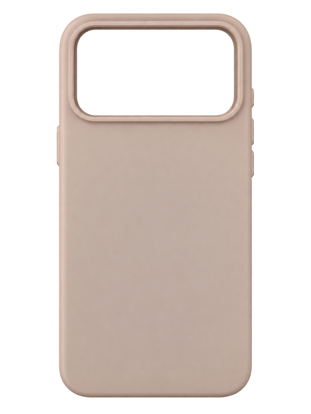 iPhone 17 Pro Max Soft Düz Kılıf - Pudra