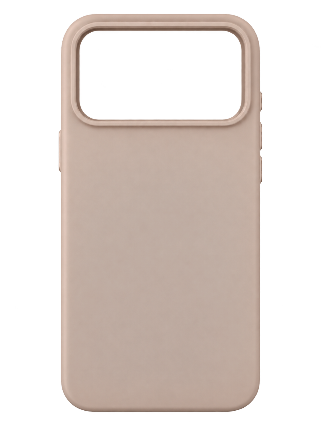 iPhone 17 Pro Max Soft Düz Kılıf - Pudra