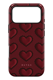 iPhone 17 Pro Max Kalp Desenli Kılıf - Bordo