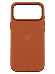 iPhone 17 Pro Max Dokulu Logo Tasarım Kılıf - Turuncu