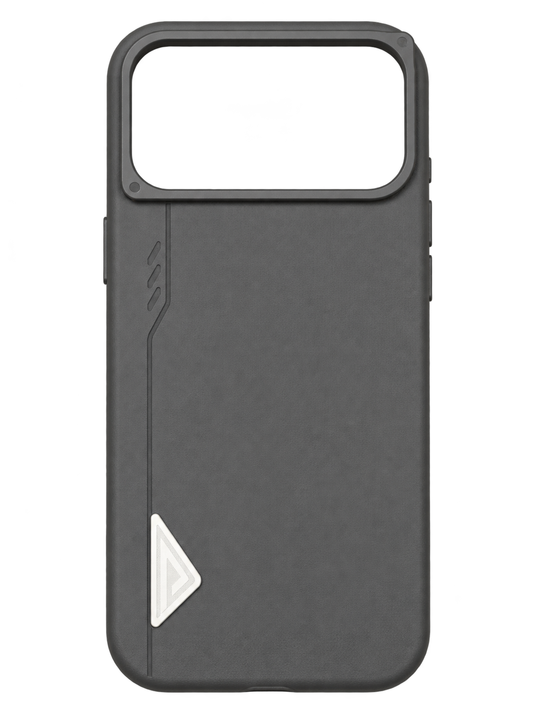 iPhone 17 Pro Max Üçgen Stand Detaylı Kılıf - Gri