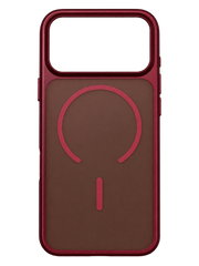 iPhone 17 Pro Max Soft MagSafe Uyumlu Kılıf - Bordo