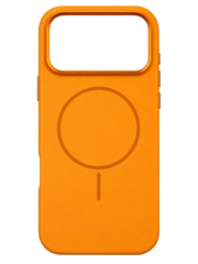 iPhone 17 Pro Max Soft MagSafe Uyumlu Kılıf - Neon Turuncu