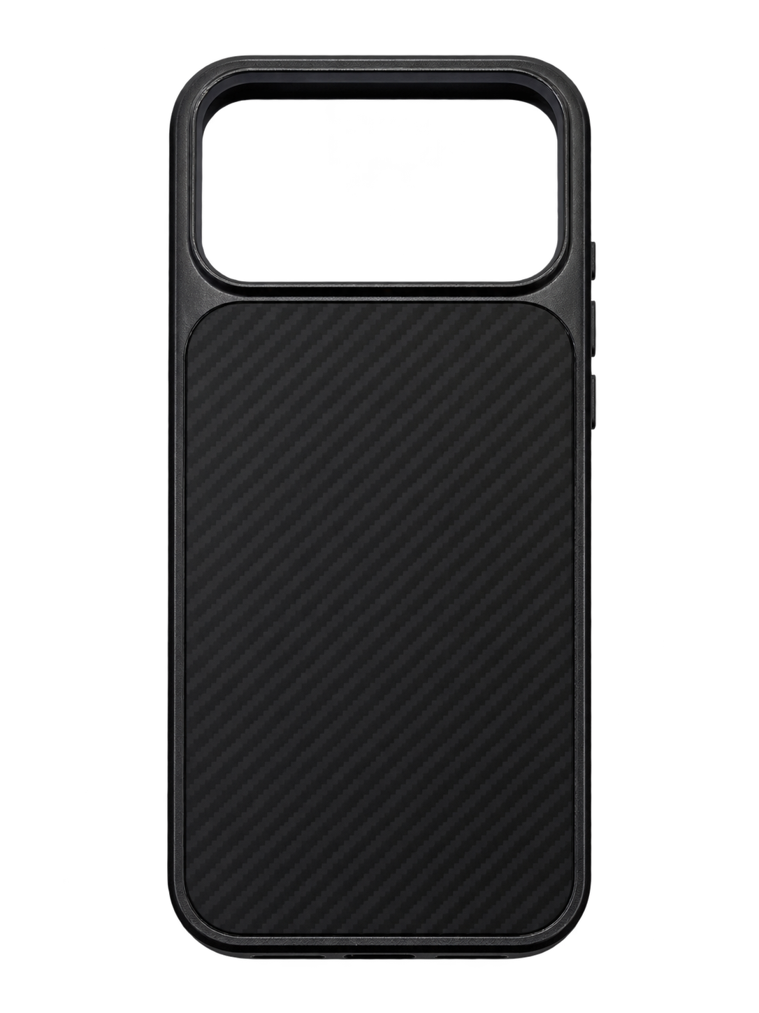iPhone 17 Pro Max Karbon Fitilli Kılıf - Siyah