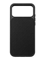 iPhone 17 Pro Max Karbon Fitilli Kılıf - Siyah