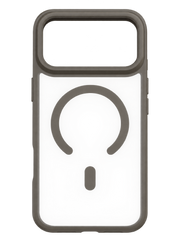 iPhone 17 Pro Max Döner Standlı MagSafe Uyumlu Kılıf - Şeffaf Beyaz